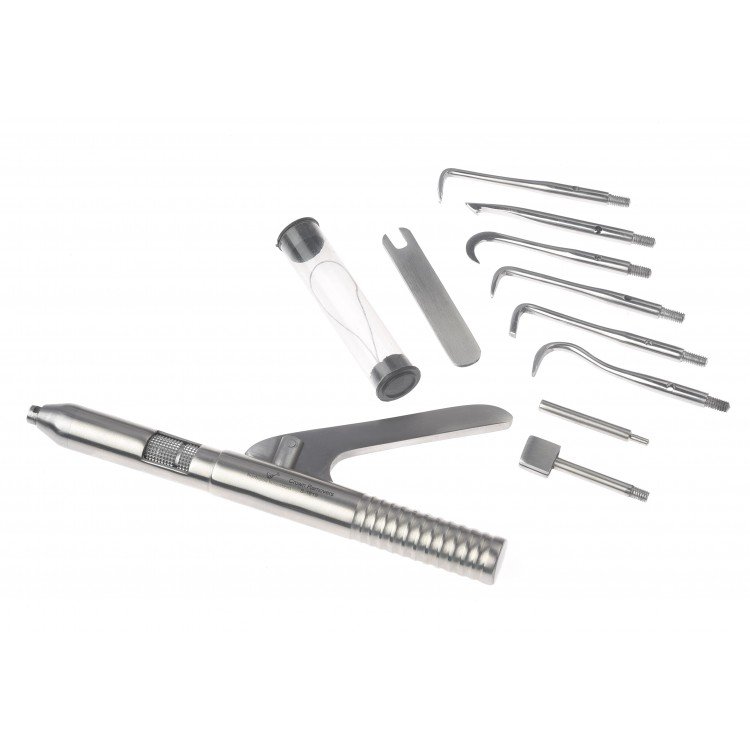 Buy Bridge & Crown Remover kit 9 piece Online | Buy Bridge & Crown Remover kit 9 piece Instrument Online | Buy Bridge & Crown Remover kit 9 piece Dental Instrument